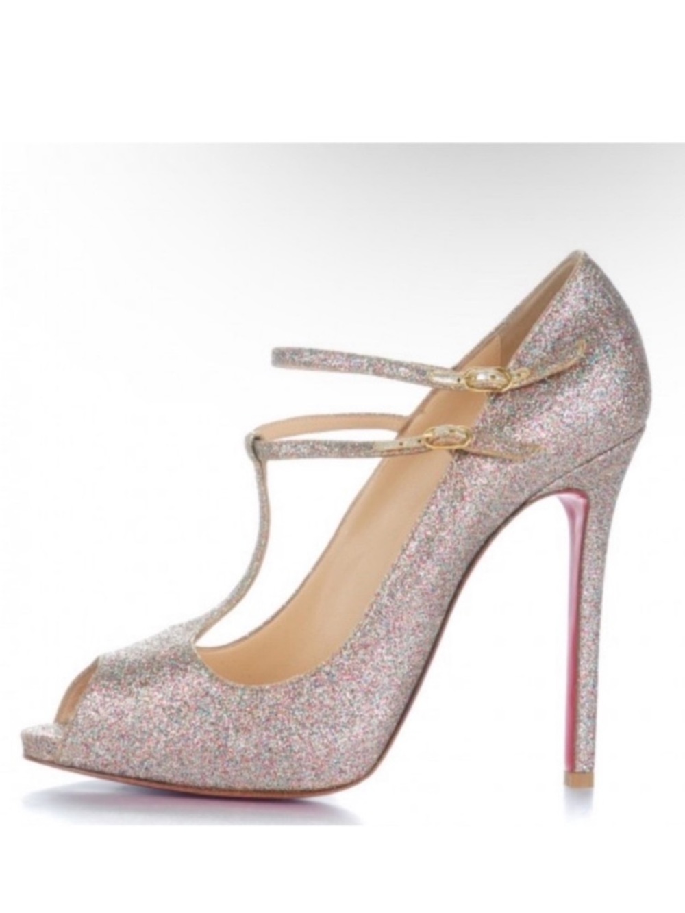Christian Louboutin T Double
Glitter
mini 120 mm RETAIL 895